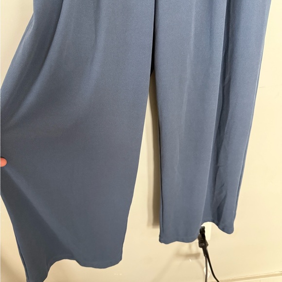 HALARA Women's Wide Leg Navy Pants - Picture 3 of 3